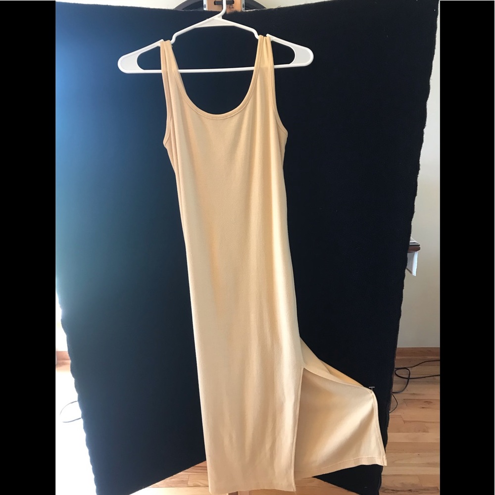 The Limited yellow summer tank dress size M